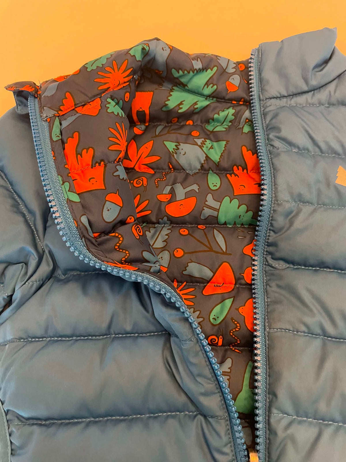 #54 - Boys 3T REI Blue Dinos Coat