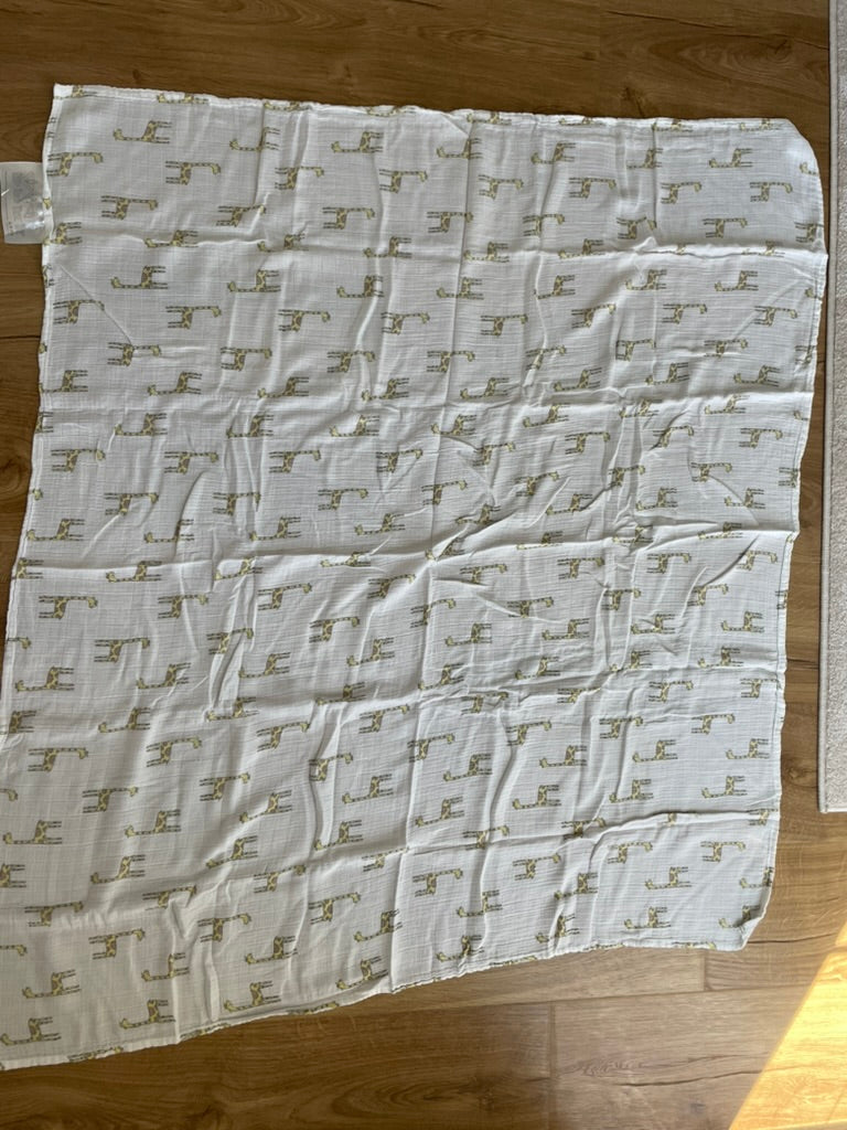 #6 - 4 Muslin Swaddle Cloths