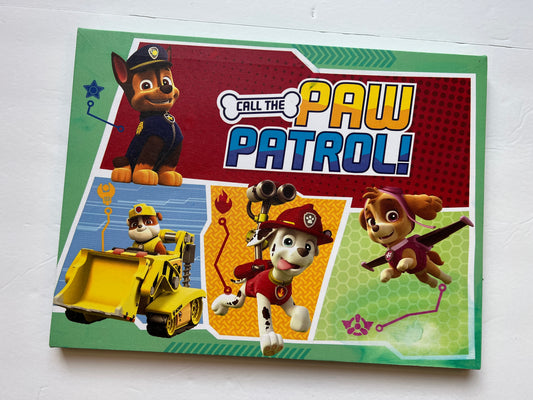 Paw Patrol Wall Hanging -Color is faded in Corner PPU Anderson