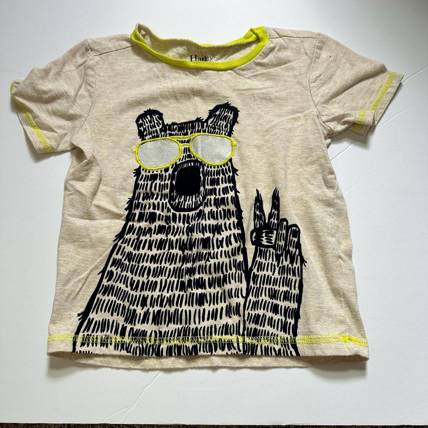 #162 Hatley Bear Shirt Boys 3T