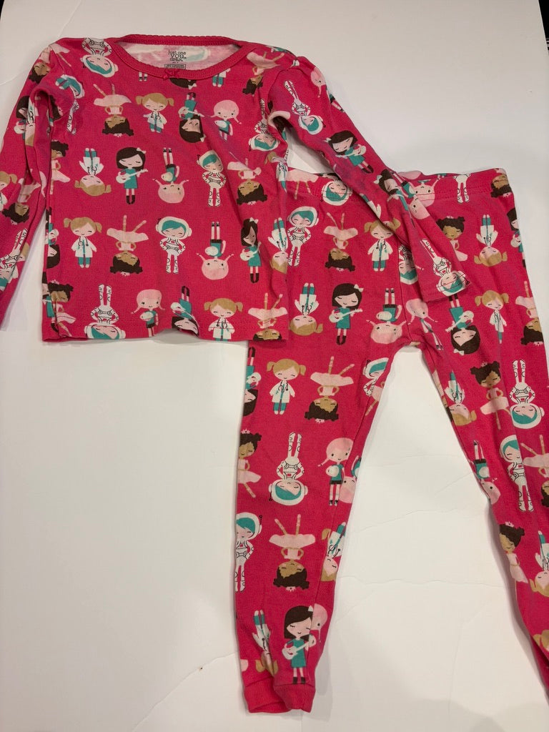 #86A girls 2T carters pajamas