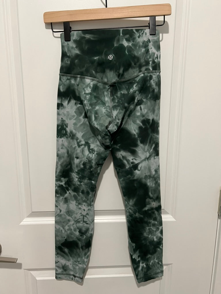 Seller #76 - Lululemon Align High-Rise Pant 25" Diamond Dye Starlight Smoked Spruce Size 4