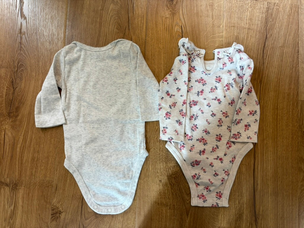 #6 - Girls Long-Sleeved Onesies/Bodysuits - 3 months