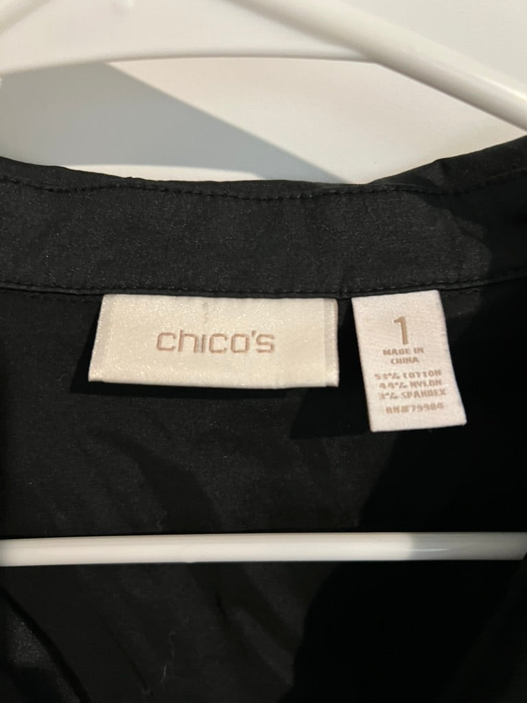 Seller. #76 - Women's Chico's Jacket - Black - Size 1