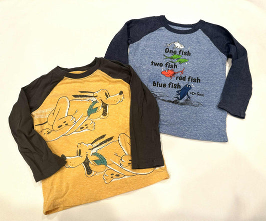 #149 3T Baseball T with Characters