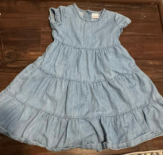 #162 Hanna Andersson Denim Dress size 5