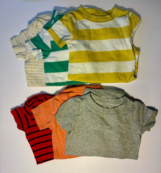 Seller #18 18mo Boys Carter's "Stripes and Solids" onsie 6 piece set