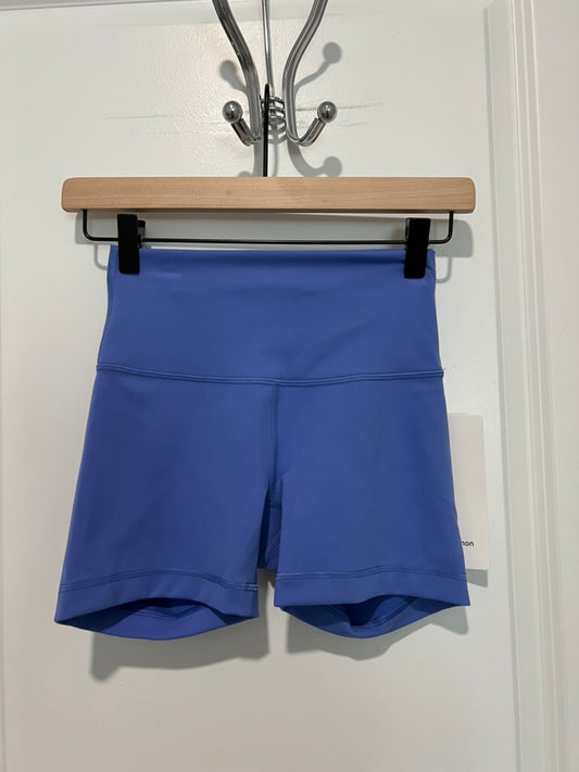 Seller #76 - Lululemon Wunder Train HR Short 4" Size 4 WLIN Wild Indigo NWT $64