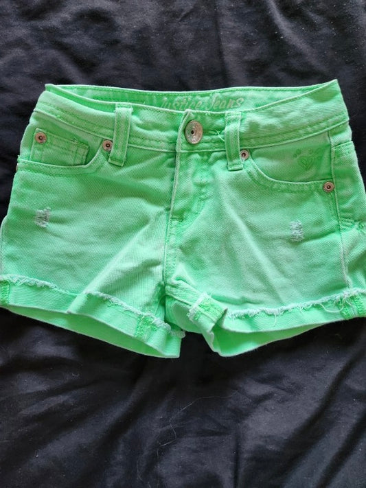 Girls size 8 Justice jean shorts