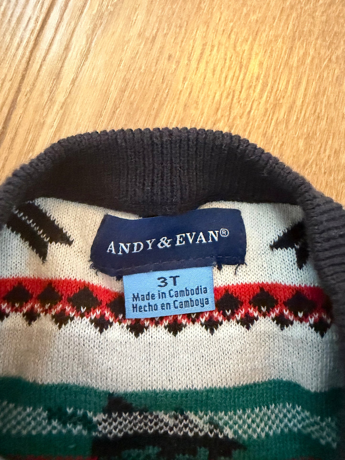 #6 - Andy & Evan Boys Christmas Sweater - 3T