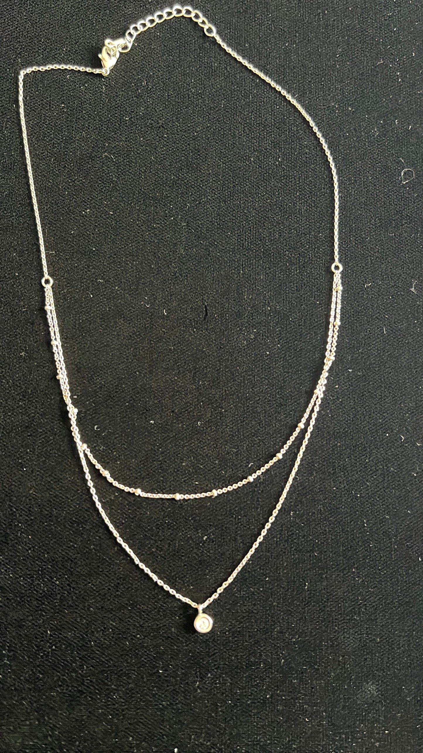 #176 - dainty silver necklace