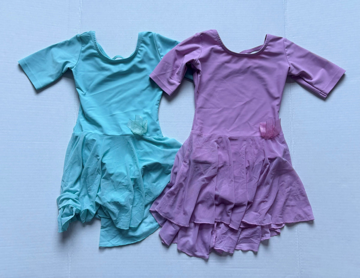 #154 Leveret Dance Leo Dresses Girls XS/4 EUC