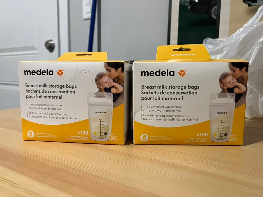 Seller #76 - Medela BPA Free Breast Milk Storage Bags 6oz / 180ml 100/Pack