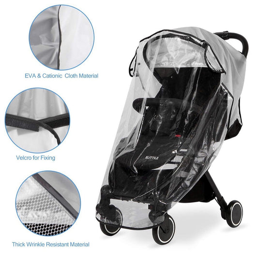 Seller #126 Universal Clear Stroller Cover - New - REDUCED