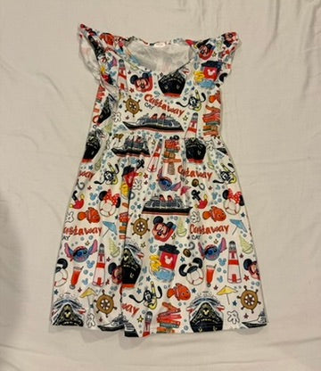 Seller #142 Girl's size 8 Disney Cruise Castaway Cay Dress