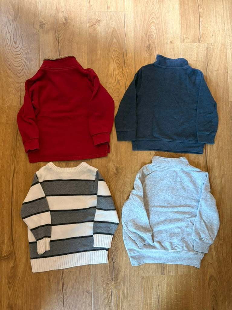 #6 - Boys Sweaters/Sweatshirts (bundle of 4) - 3T