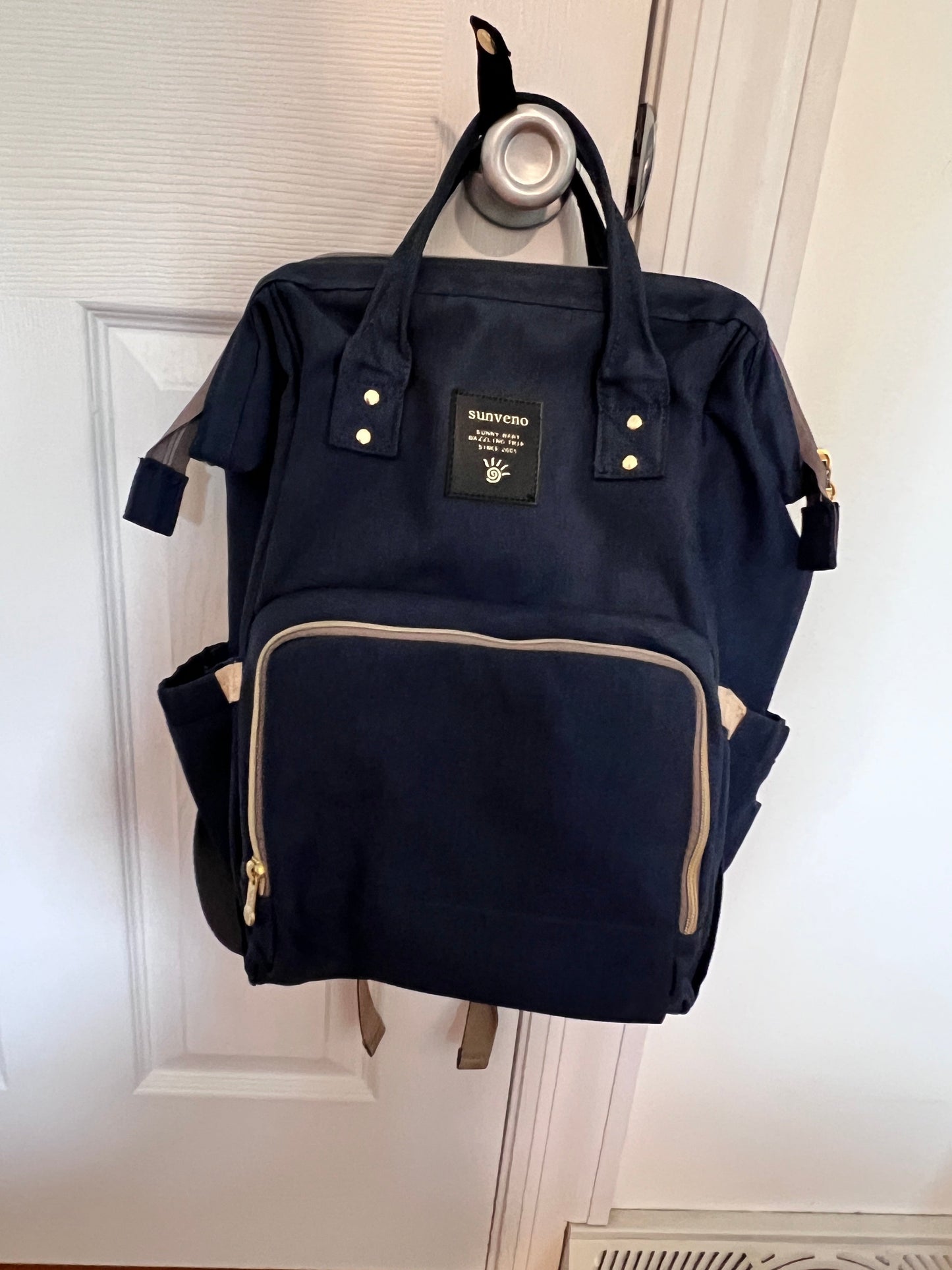 #176 - Blue diaper backpack