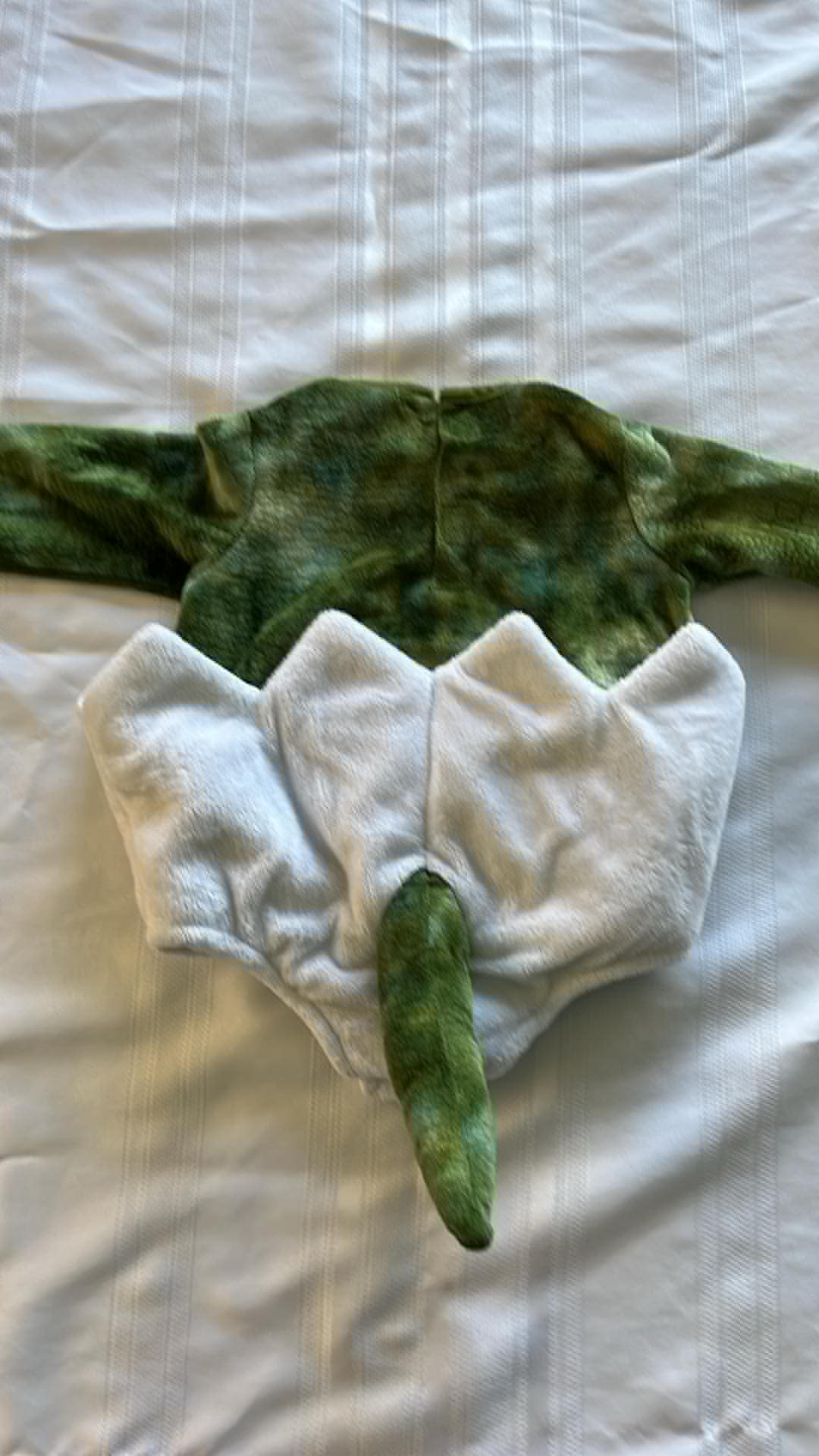 #29 6-9 mo Pottery Barn  Halloween Dinosaur Egg Costume (no hat) EUC