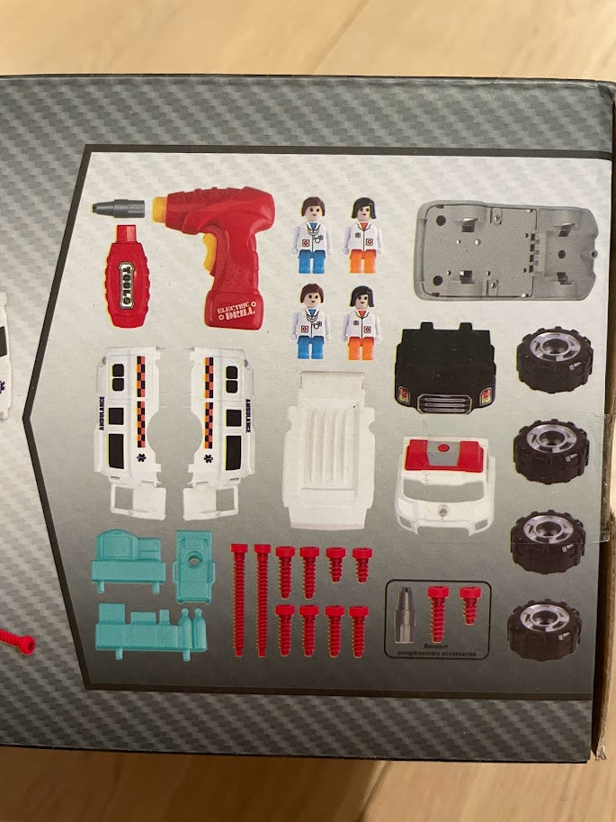 DIY Build an Ambulance Toy- STEM Building Toy