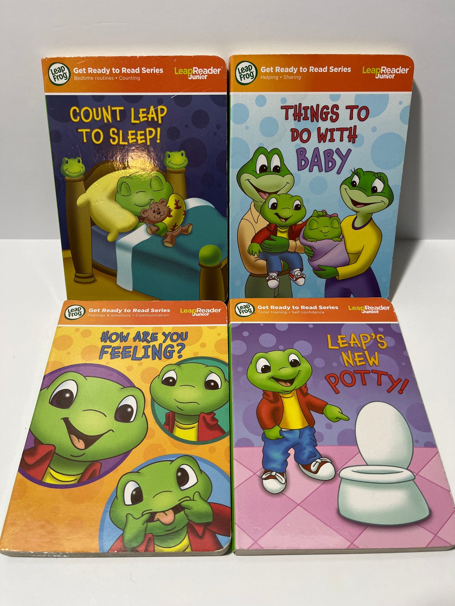 #150 leapfrog reader junior tag books set of 4