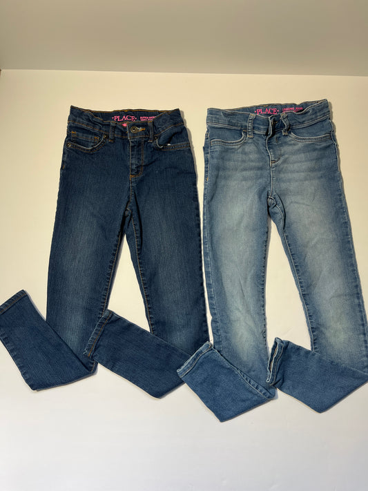 #150 girls 10 SLIM children’s place skinny jeans and jeggings