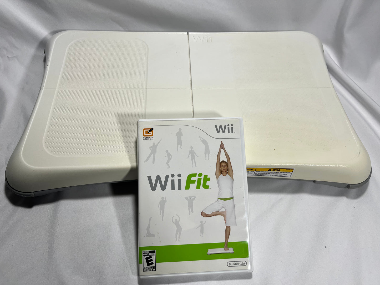 Wii fit board and game