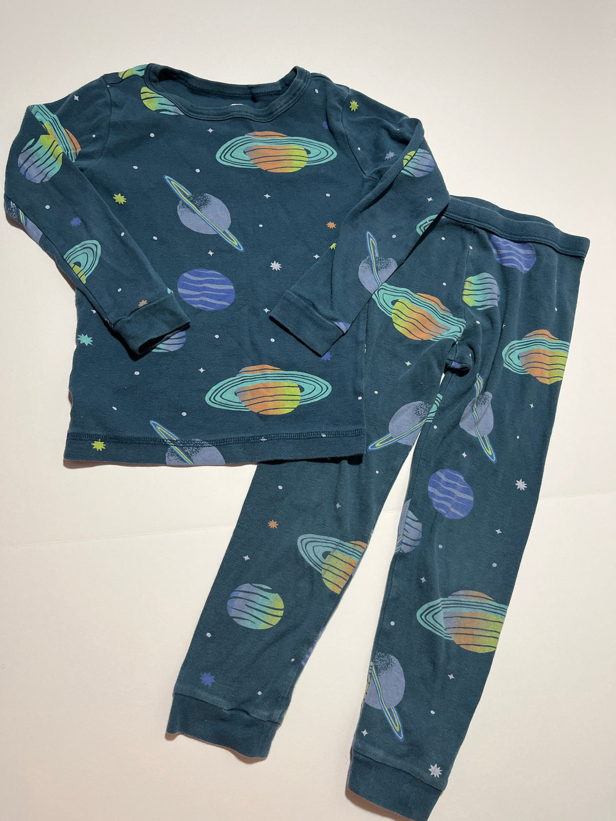 #150 boys 6 tea collection blue planet pajamas