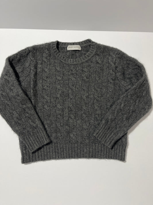 #150 boys 5 bravo bambino cashmere sweater grey