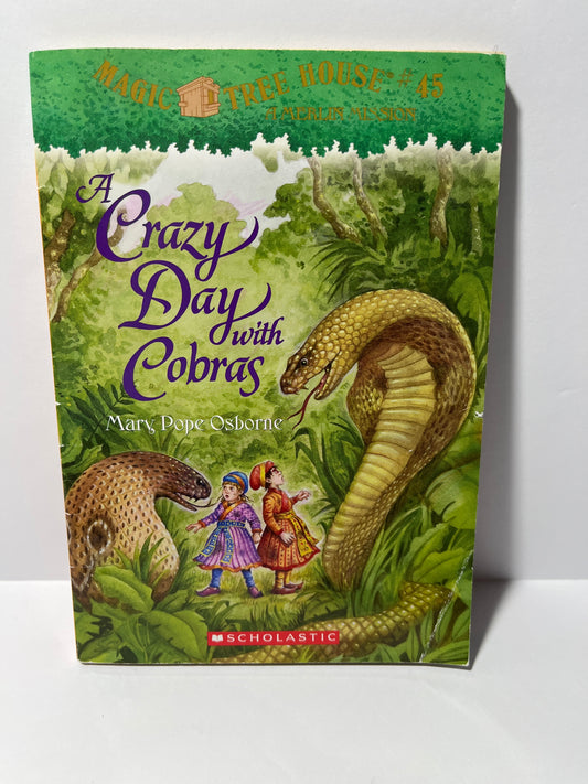 #150 magic tree house 45 a crazy day with cobras