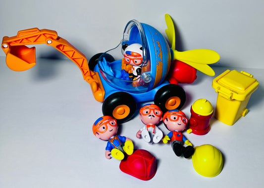 #150 REUDUCED Lot of blippi figure and toys