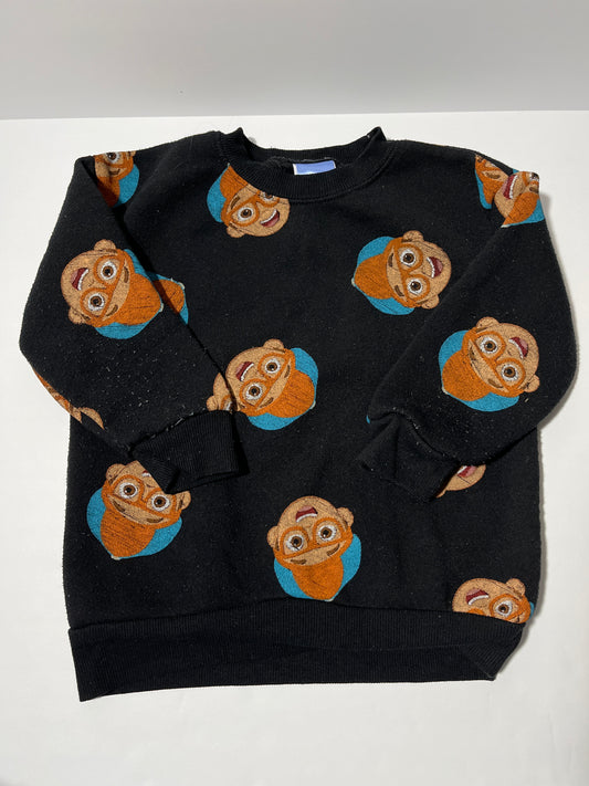 #150 boys 3t blippi sweatshirt black