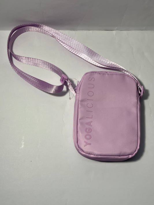 #150 REDUCED purple yogalicious cross body bag girls new