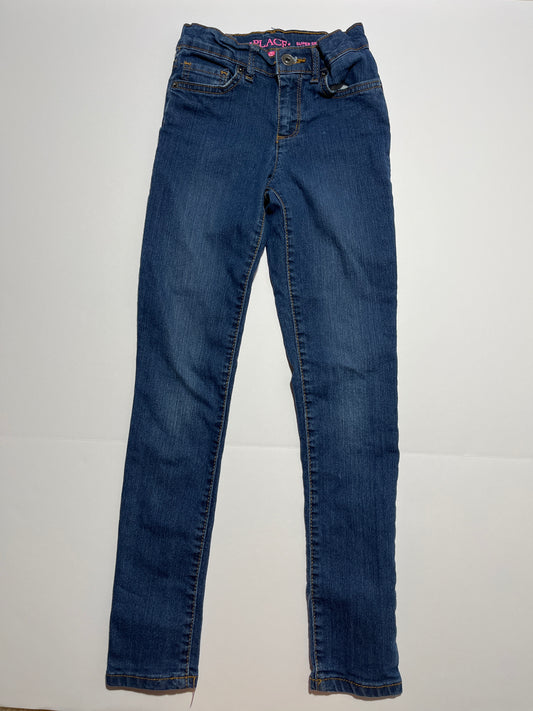 #150 girls 10 slim children’s place super skinny jeans dark wash