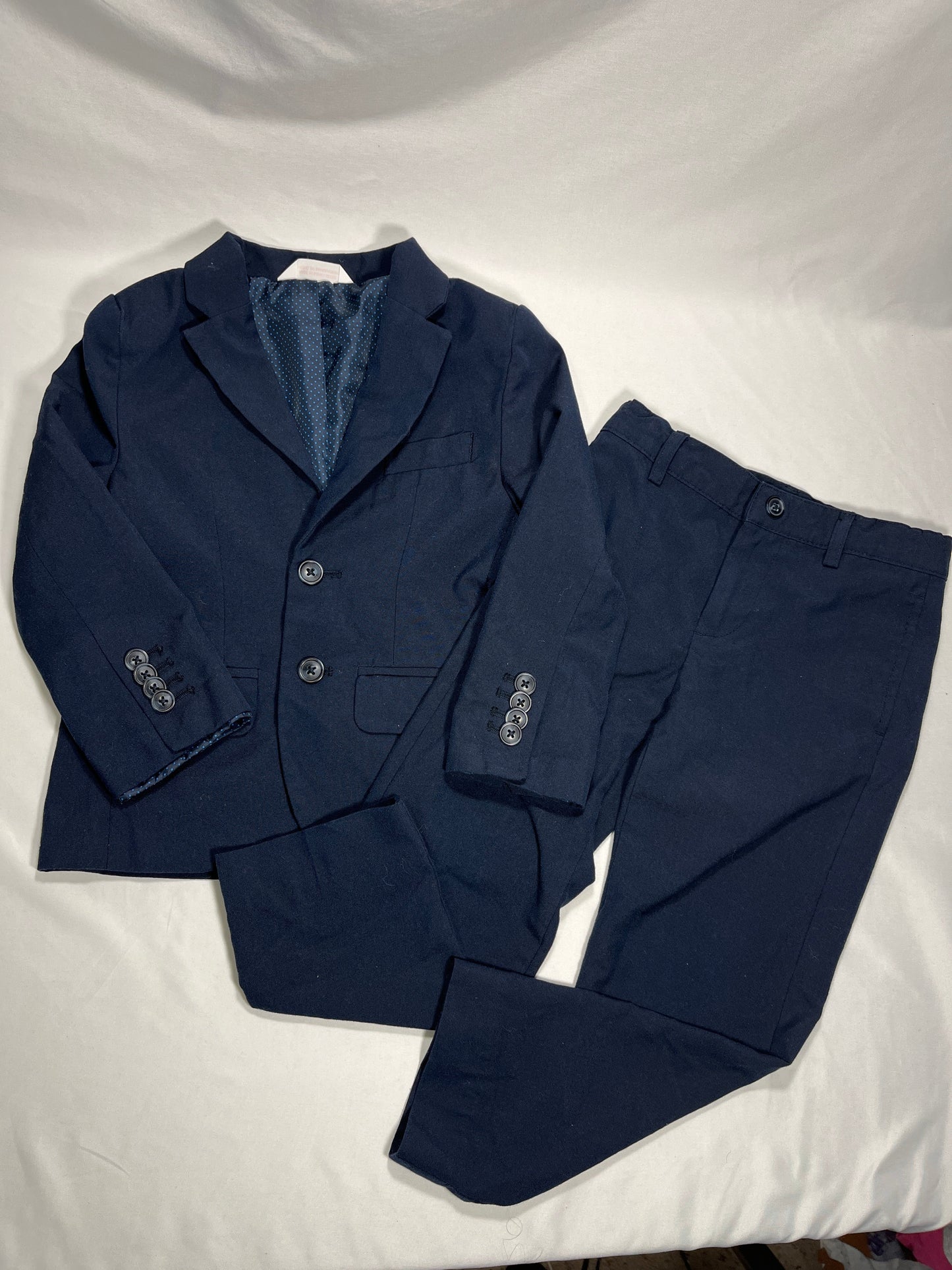 #150 boys cat & jack 4t suit jacket and pants navy