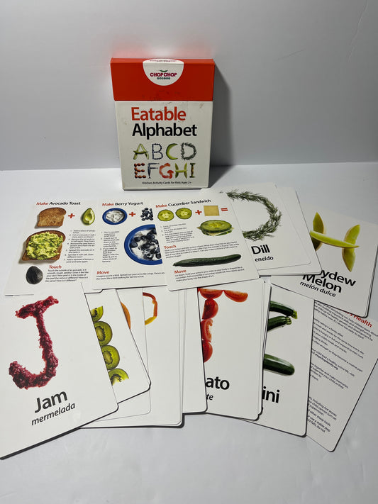 #150 eatable alphabet kitchen activity card