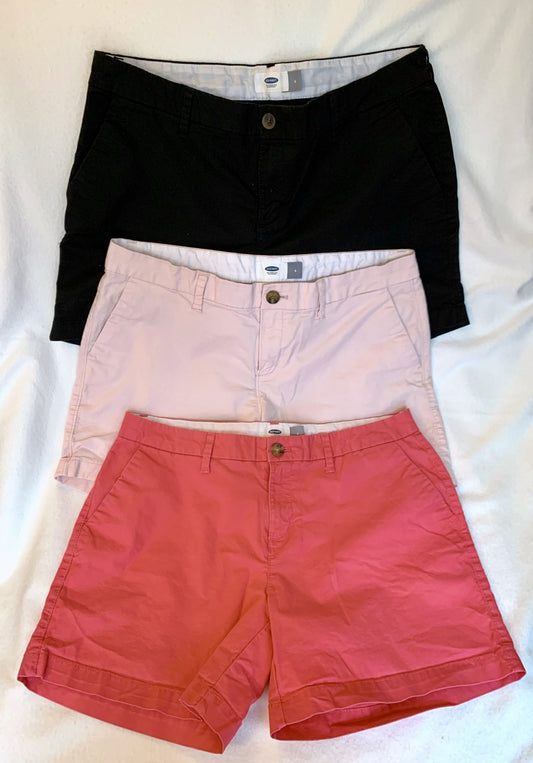 Size 6 Old Navy Casual Women’s Shorts  - Bundle of 3 - pinks