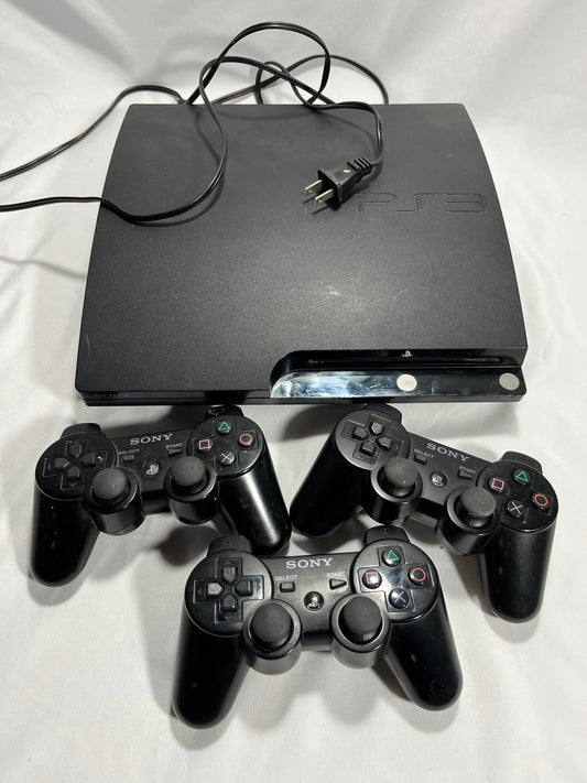 PlayStation 3 console and controllers