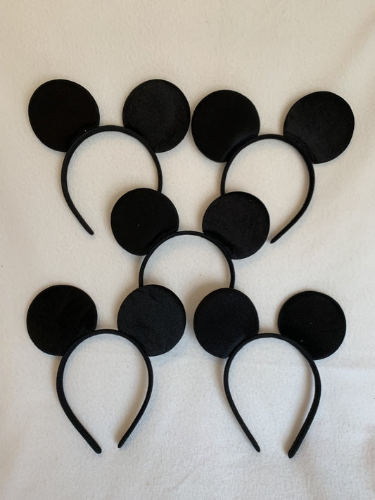 Set of 5 Mickey Mouse Ear headbands