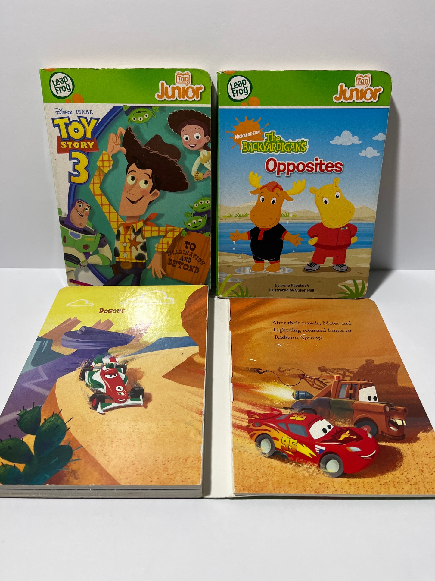 #150 leapfrog tag humor books Toy Story? Backyardigans, and cars 2