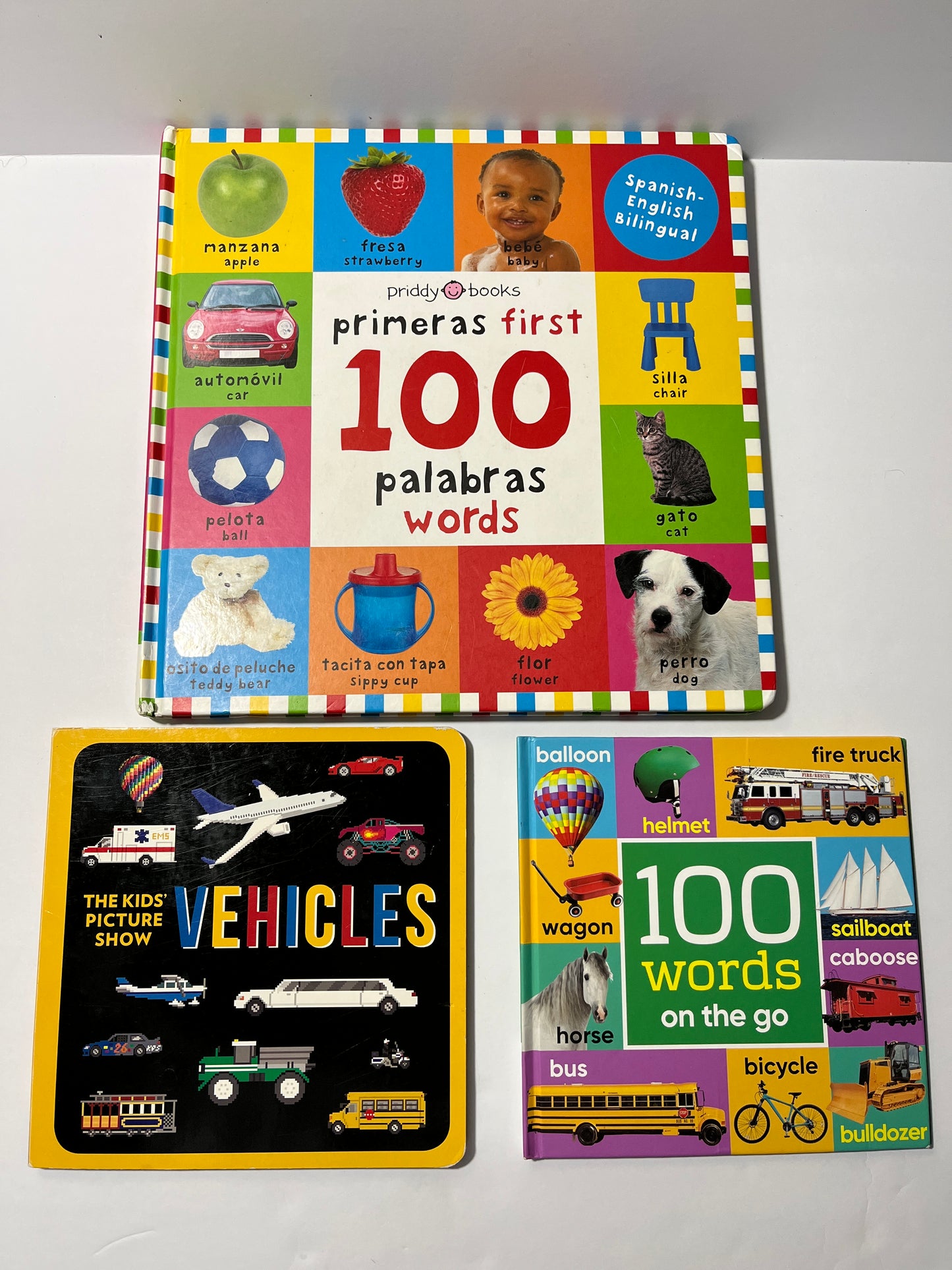 #150 100 words book lot of 3