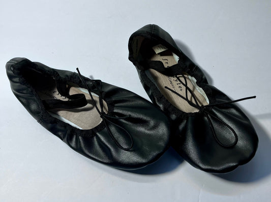 #150 freestyle black girls ballet shoes size 2