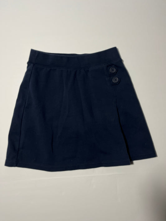#150 girls size 8 cat and jack navy uniform skort