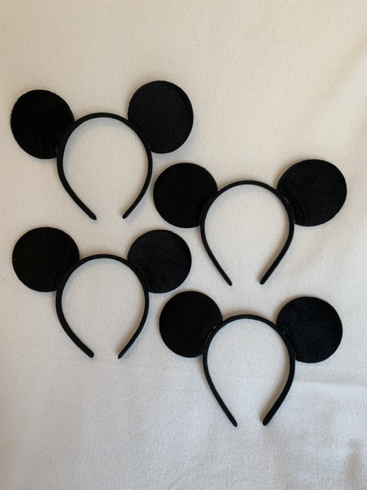 Set of 4 Mickey Mouse Ear headbands