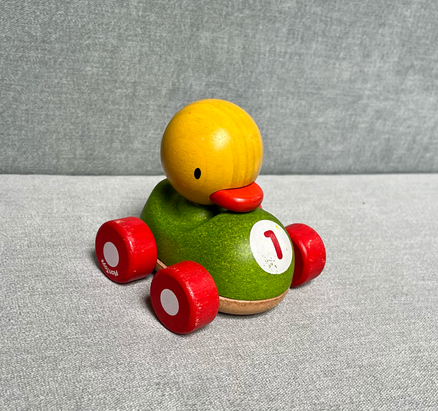 #22A PlanToys Wooden Racing Duck Car