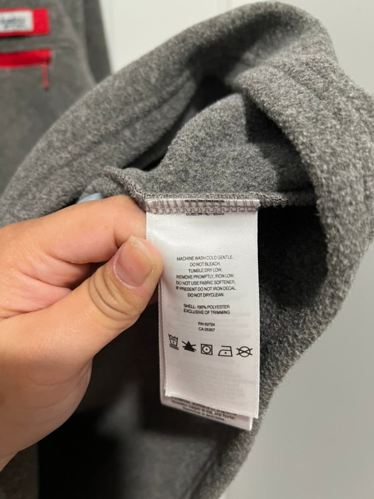 Seller #76 - Columbia The Ohio State University Pullover - Grey/Red - Men's Large