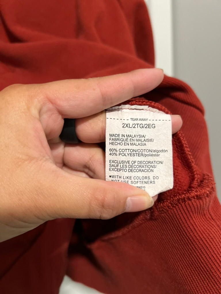 Seller #76 - Under Armour Women's UA Rival Fleece Textured ½ Zip Earthen Orange Size 2XL