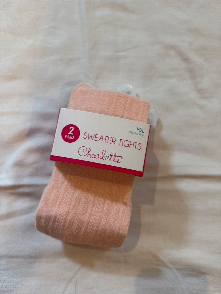 Seller # 142 Girls Pink Sweater Tights