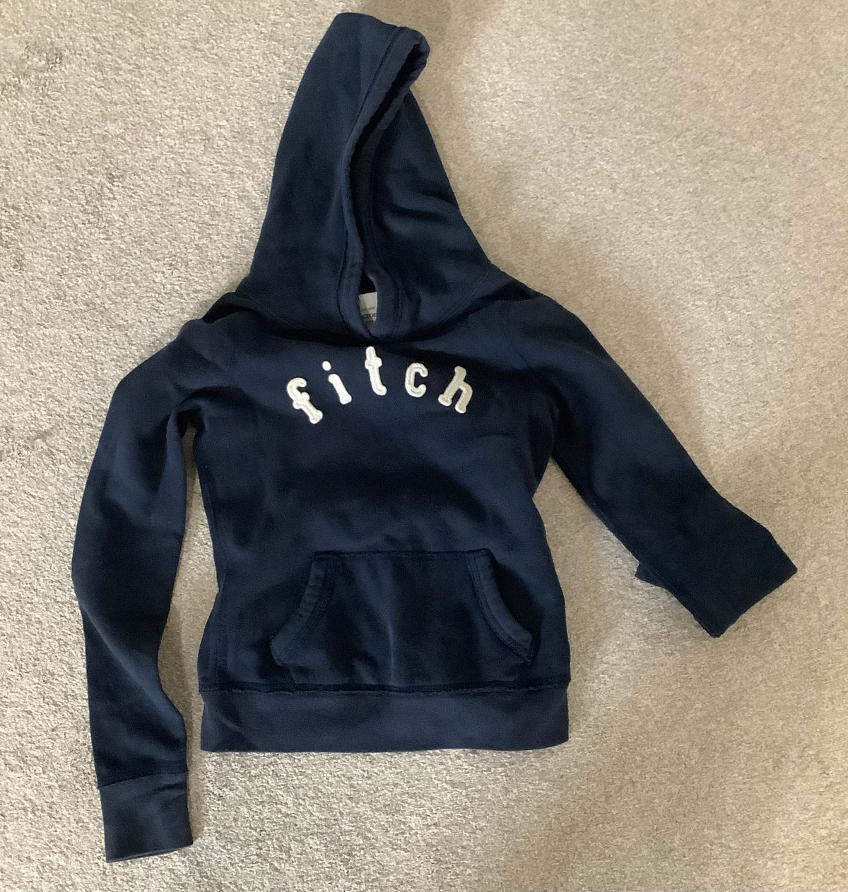 #130 Abercrombie navy hoodie Sz M