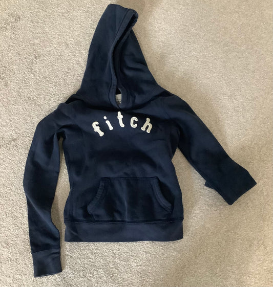 #130 Abercrombie navy hoodie Sz M