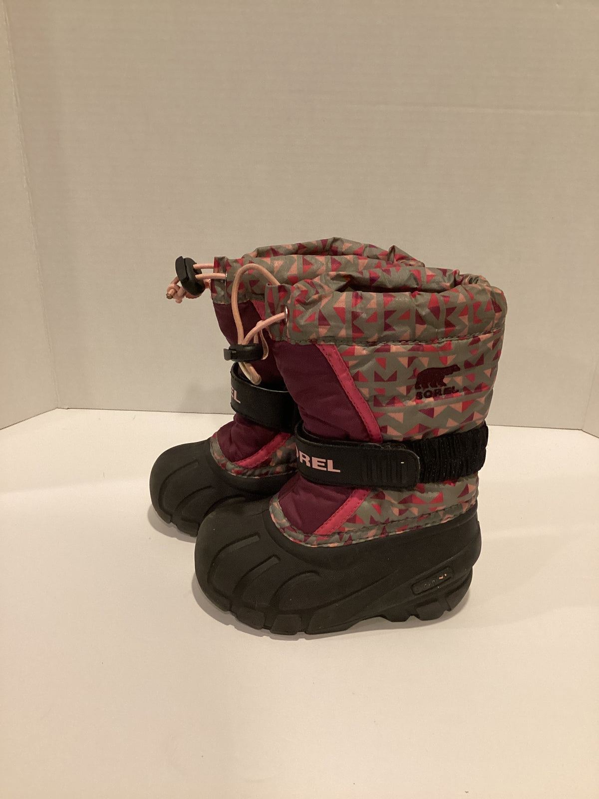 #70 Sorrel Girls 7 Toddler Snow Boots See Description